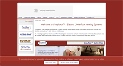 Desktop Screenshot of cosyfloor.com